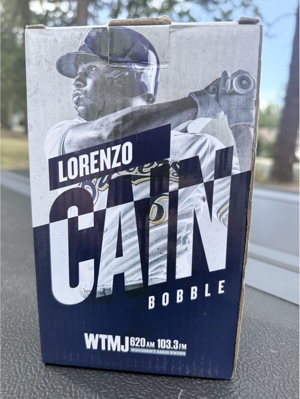 2018 Milwaukee Brewers - Lorenzo Cain Bobblehead - Box Included